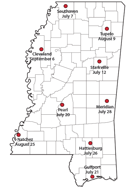 Town meeting Locations