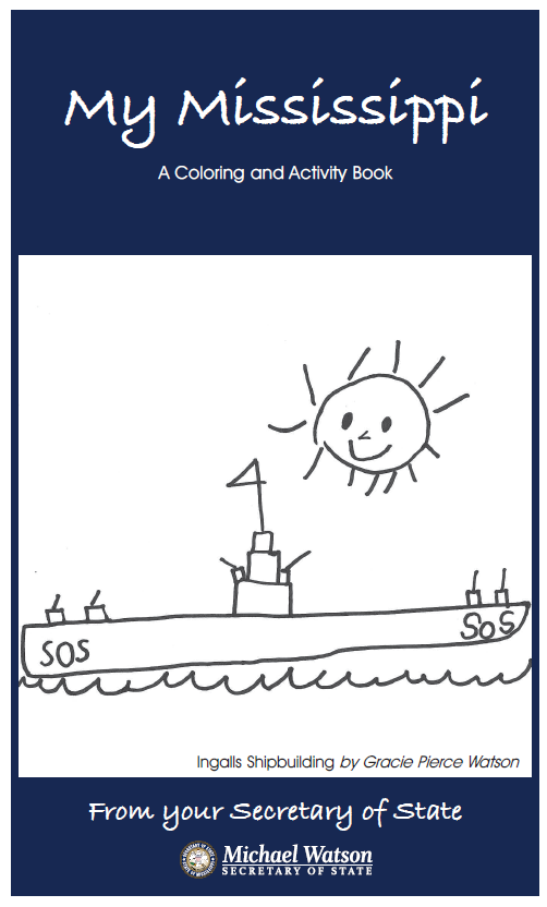 Mississippi coloring book
