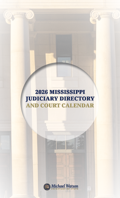2026 Mississippi Judiciary Directory Cover Image