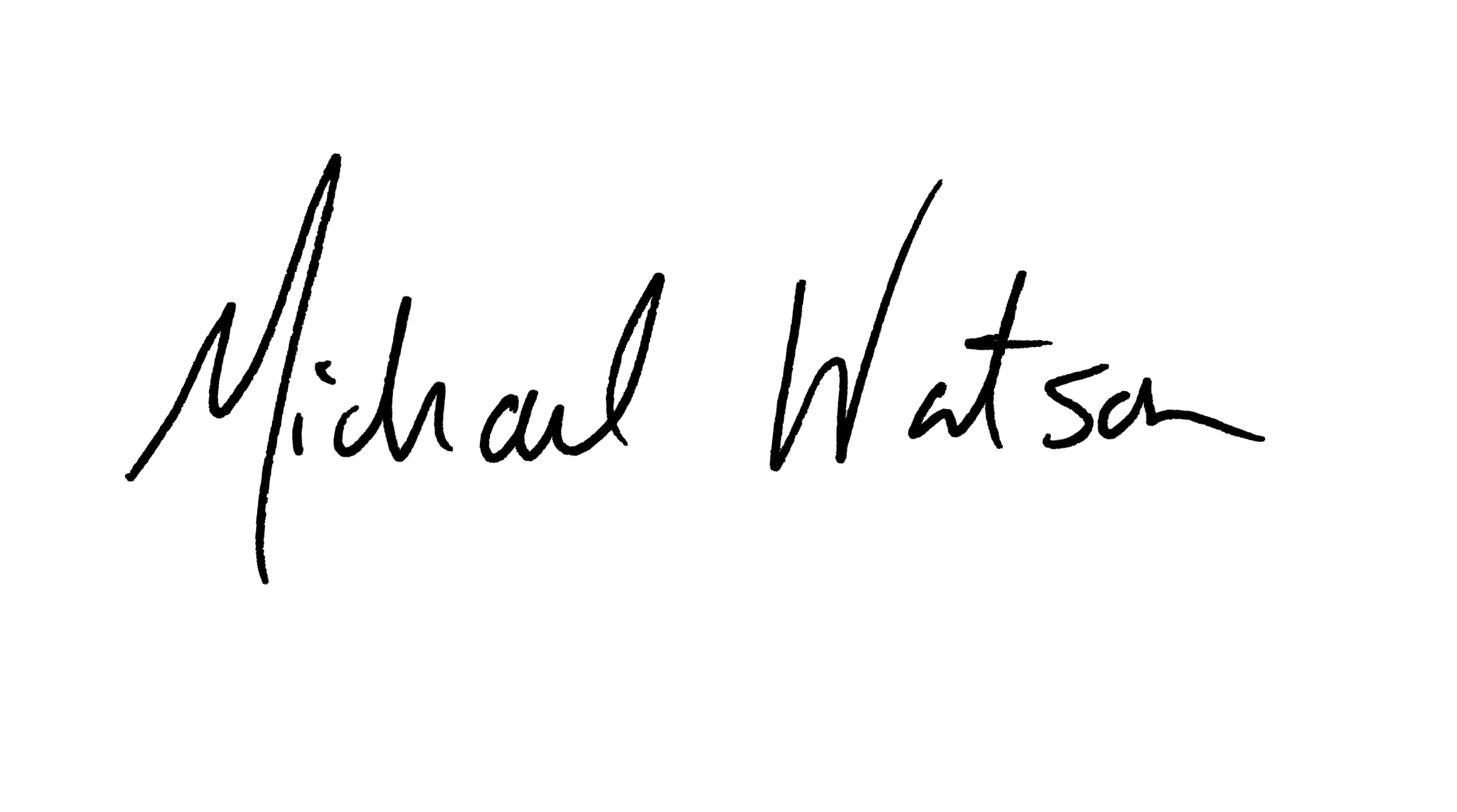 Micheal Watson Signature